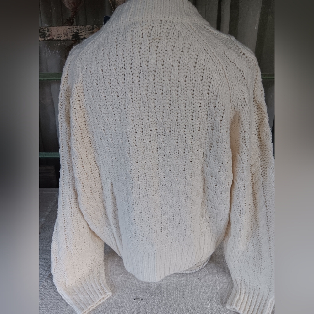 Universal Thread Cream Button-Up Cardigan - image 2